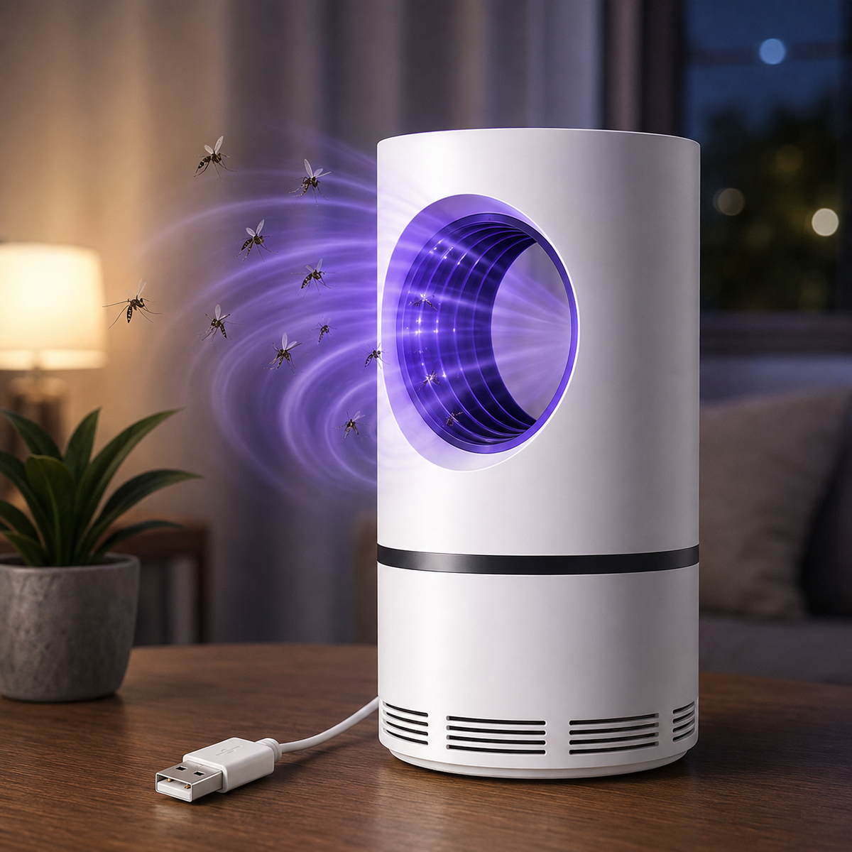 Lampara Mata Mosquitos Zancudos Luz Uv
